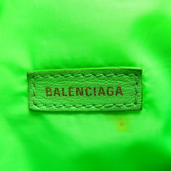Balenciaga Belt Waist Bag Canvas Lime Green - Picture 8 of 9
